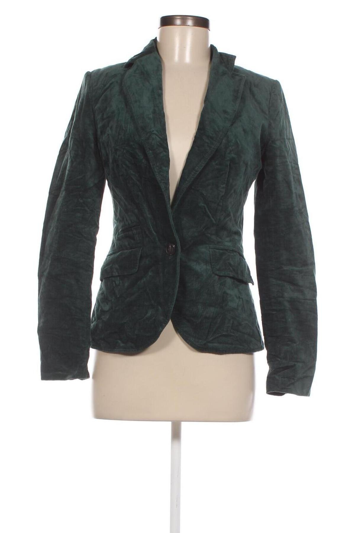 Γυναικείο σακάκι More & More, Μέγεθος XS, Χρώμα Πράσινο, Τιμή 11,52 €