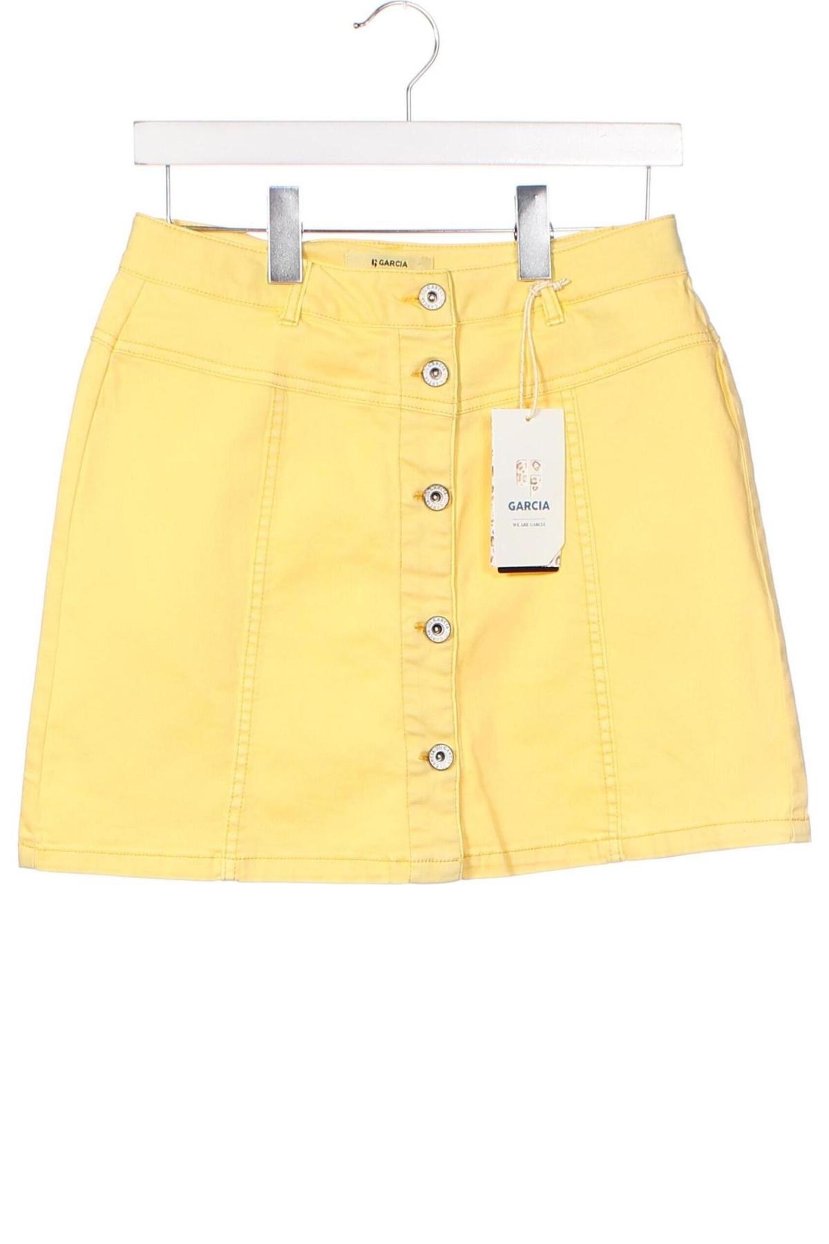 Παιδική φούστα Gracia, Μέγεθος 15-18y/ 170-176 εκ., Χρώμα Κίτρινο, Τιμή 2,85 €