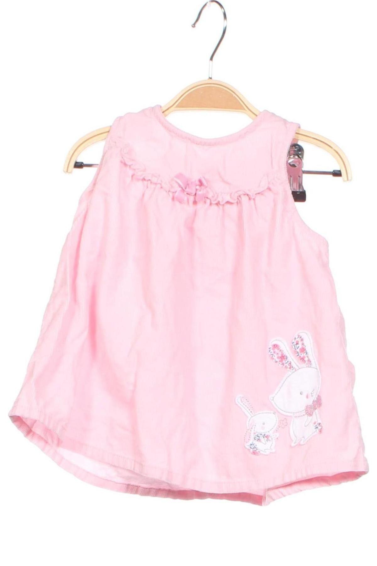 Детска рокля, Размер 6-9m/ 68-74 см, Цвят Розов, Цена 14,04 лв.