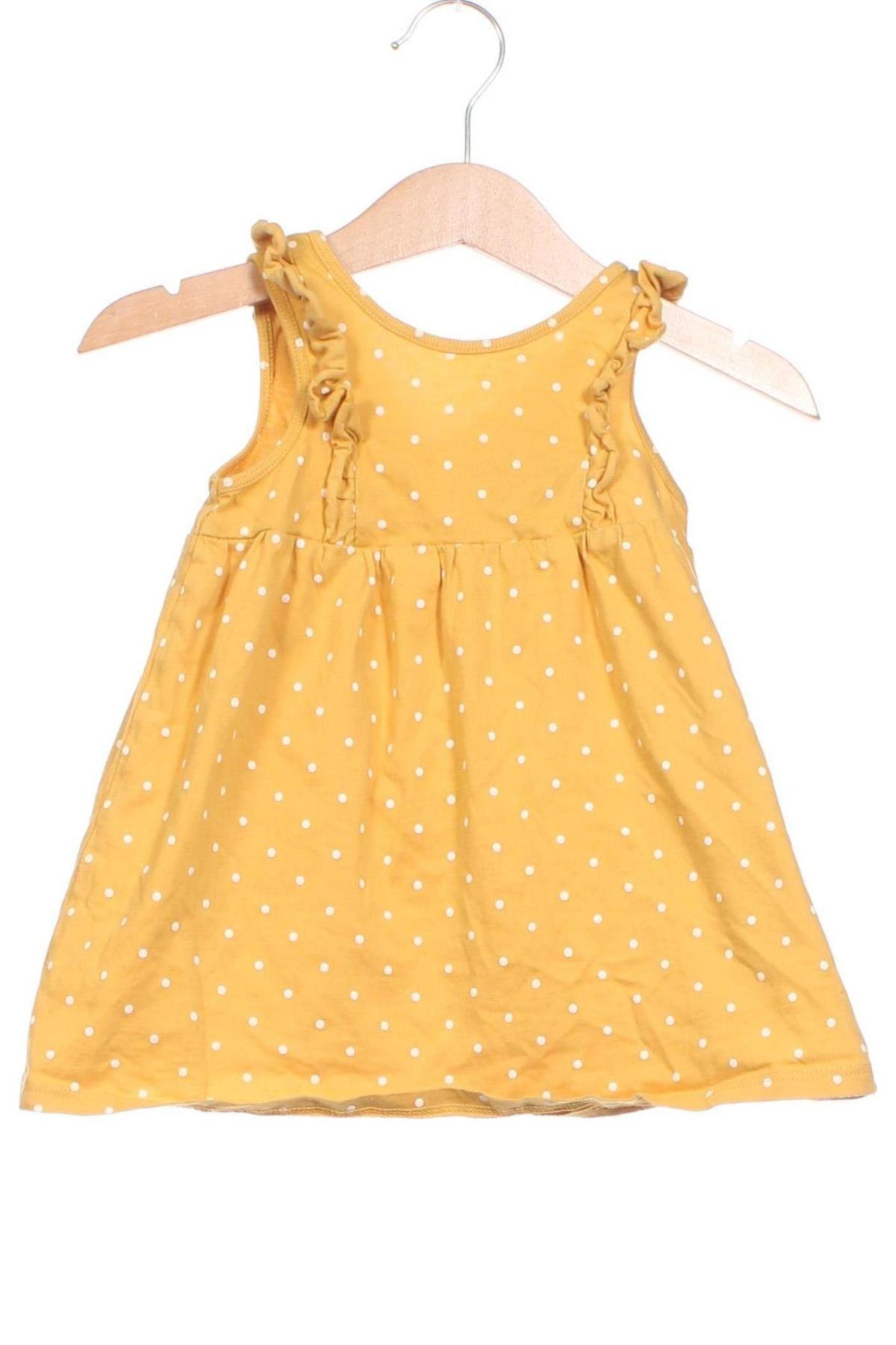 Rochie pentru copii H&M, Mărime 6-9m/ 68-74 cm, Culoare Galben, Preț 33,83 Lei