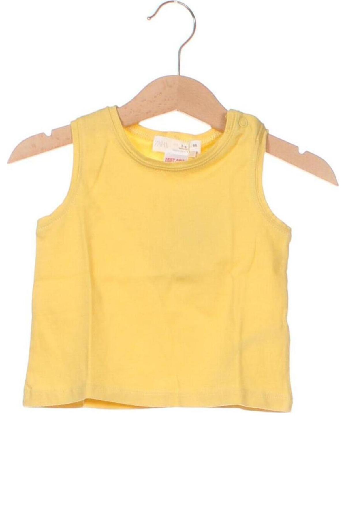 Детски потник Zara, Размер 3-6m/ 62-68 см, Цвят Жълт, Цена 7,25 лв.