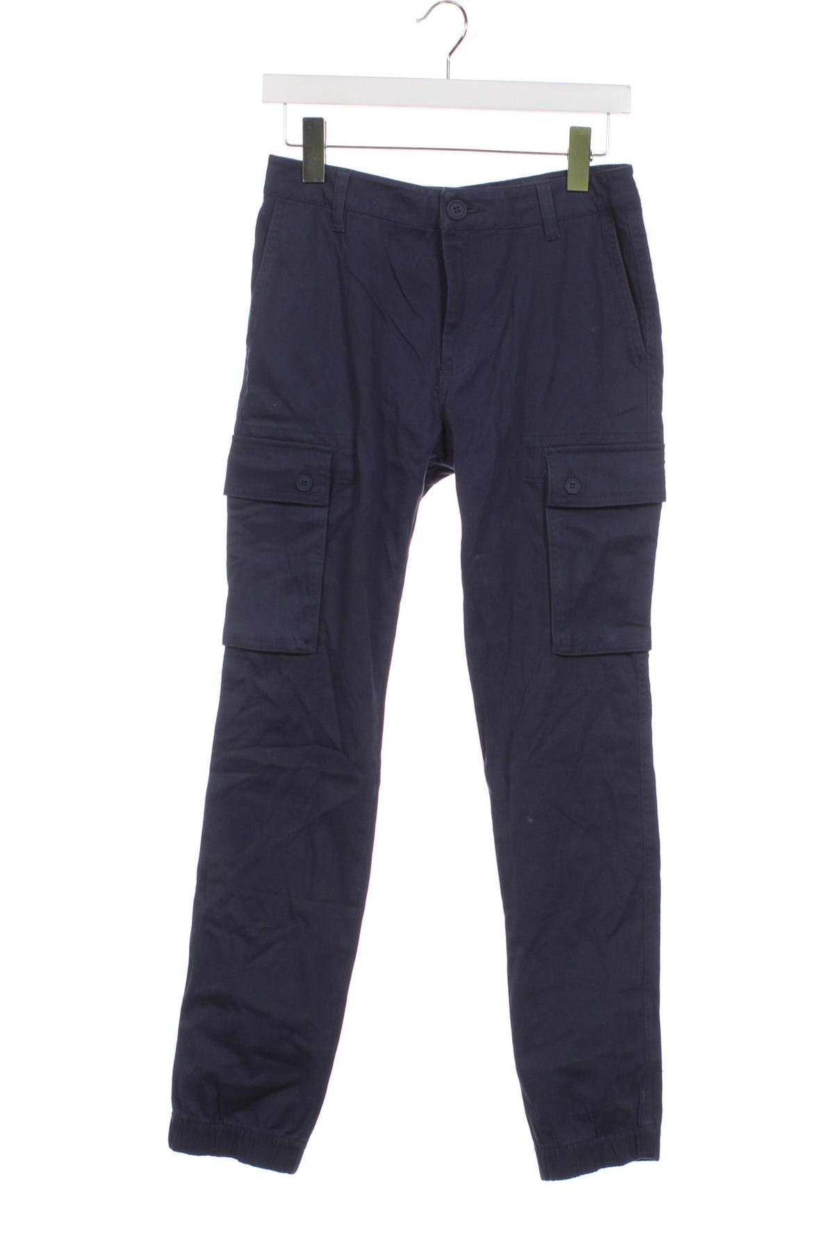 Мъжки панталон Pier One, Размер S, Цвят Син, Цена 46,00 лв.