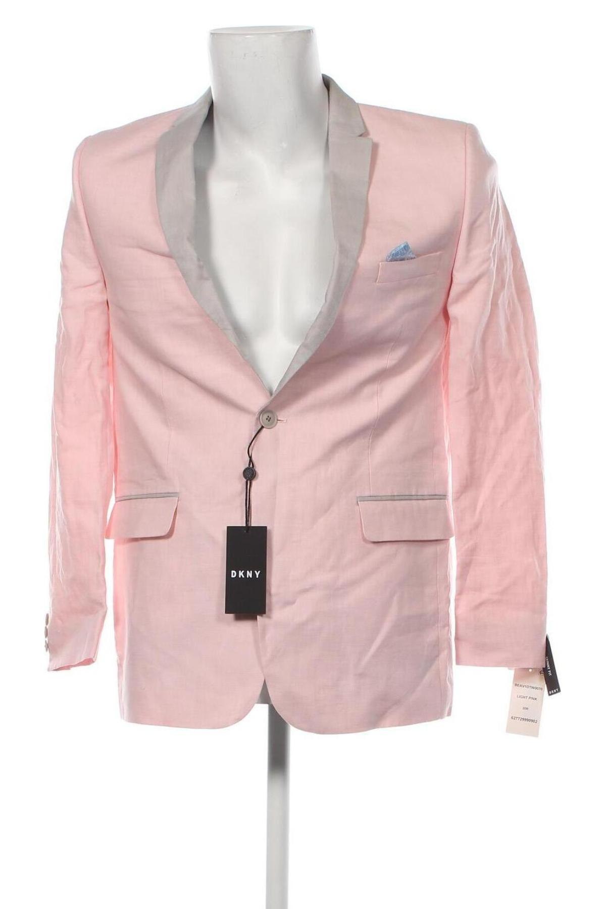 Ανδρικό σακάκι DKNY, Μέγεθος S, Χρώμα Ρόζ , Τιμή 170,62 €