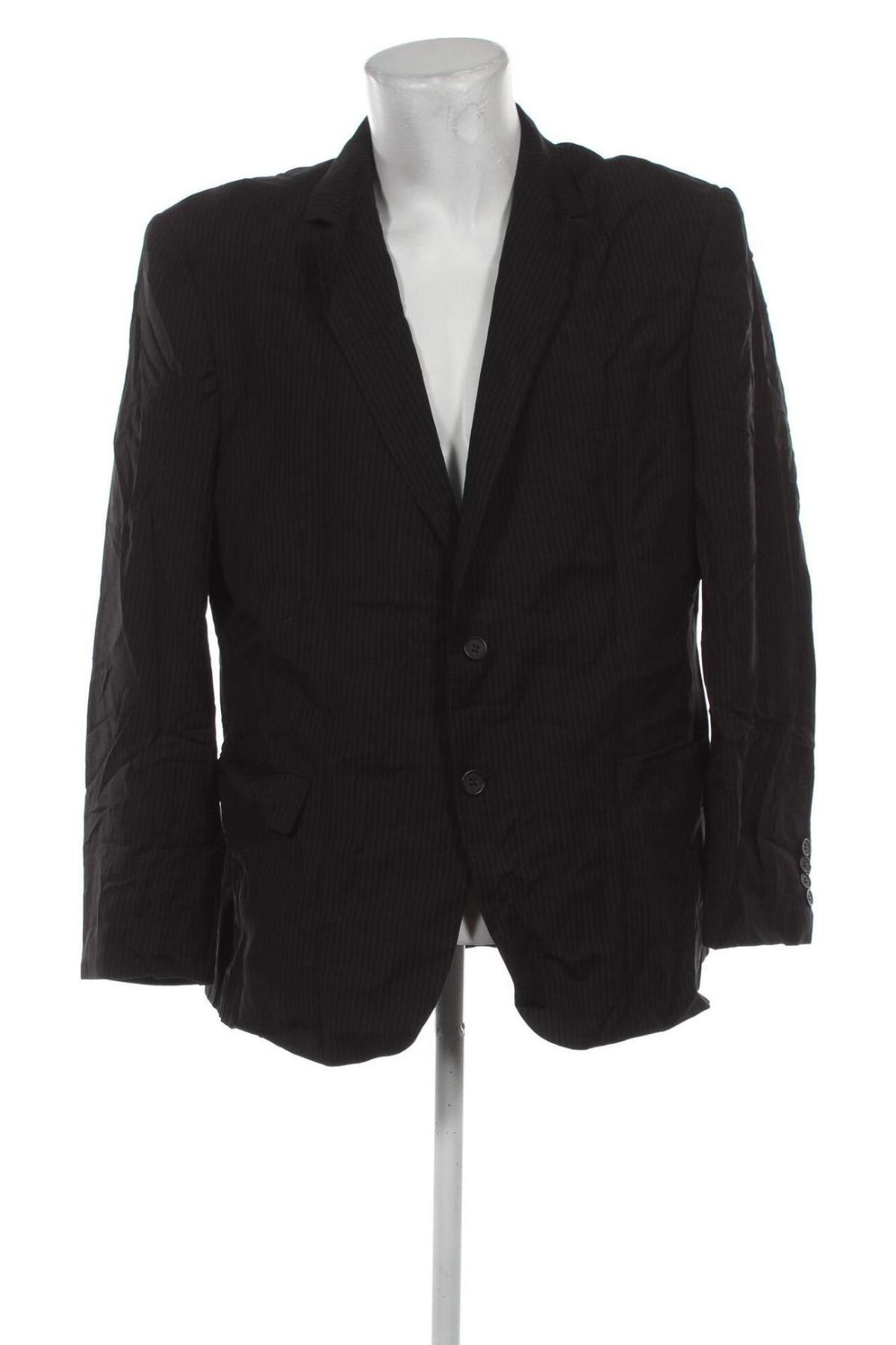 Ανδρικό σακάκι Dressmann, Μέγεθος XL, Χρώμα Μαύρο, Τιμή 3,19 €
