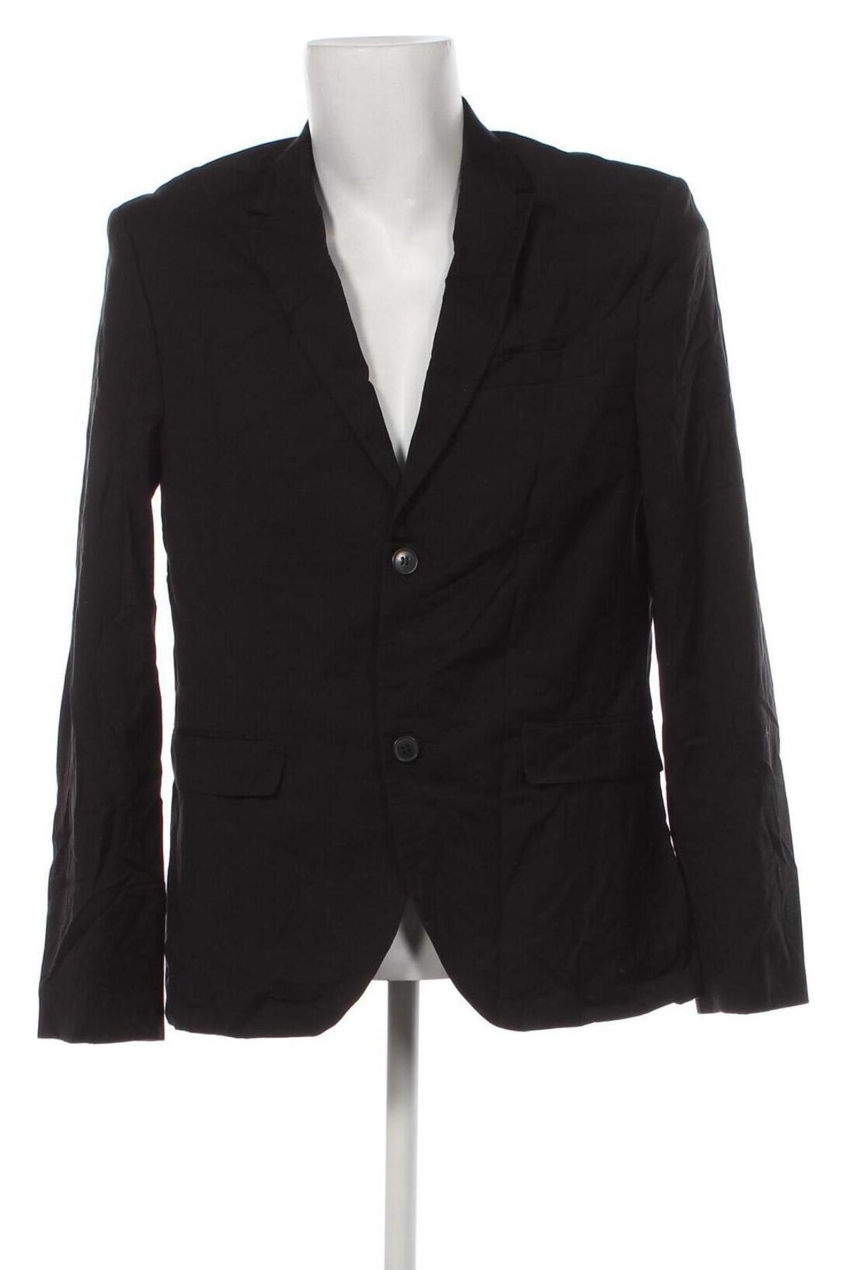 Ανδρικό σακάκι H&M, Μέγεθος XL, Χρώμα Μαύρο, Τιμή 27,22 €