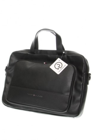 Geantă de laptop Tommy Hilfiger, Culoare Negru, Preț 596,99 Lei