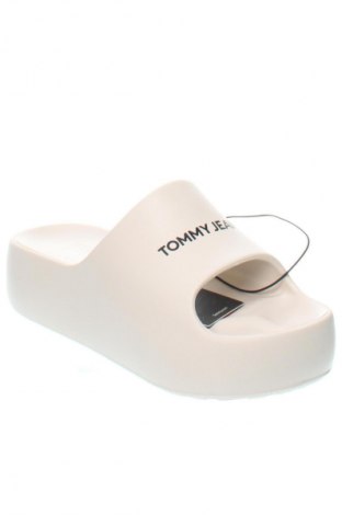 Papuci Tommy Jeans, Mărime 38, Culoare Ecru, Preț 269,99 Lei