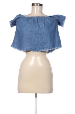 Damen Shirt Bershka, Größe S, Farbe Blau, Preis € 4,99