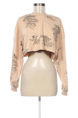 Damen Shirt Bershka, Größe S, Farbe Beige, Preis € 3,99