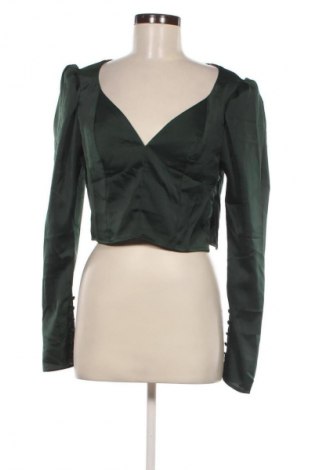 Bluză de femei Chloe B x NA-KD, Mărime M, Culoare Verde, Preț 28,99 Lei