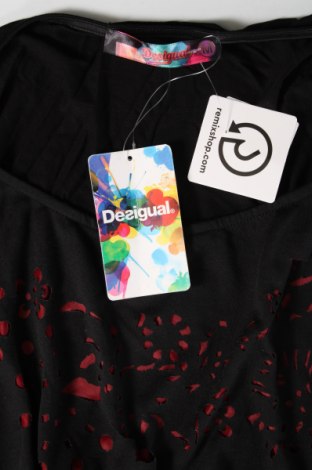 Дамска блуза Desigual, Размер M, Цвят Черен, Цена 74,99 лв.