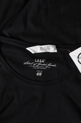 Дамска блуза H&M L.O.G.G., Размер L, Цвят Черен, Цена 9,99 лв.