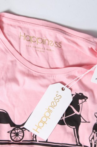 Damen Shirt Happiness, Größe M, Farbe Rosa, Preis € 9,99