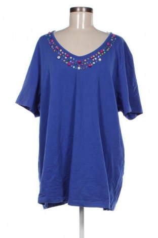 Damen Shirt Ulla Popken, Größe XXL, Farbe Blau, Preis 14,99 €