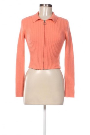 Damen Strickjacke Bershka, Größe M, Farbe Orange, Preis 10,49 €