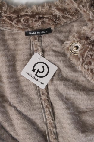 Cardigan de damă Made In Italy, Mărime L, Culoare Bej, Preț 57,99 Lei