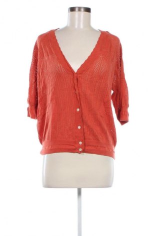 Damen Strickjacke Noa Noa, Größe L, Farbe Orange, Preis 6,99 €