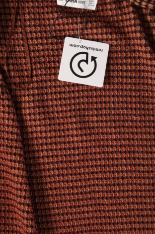 Дамска жилетка Zara Knitwear, Размер L, Цвят Многоцветен, Цена 9,99 лв.