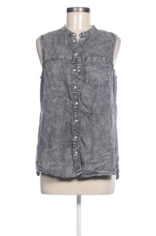 Damenbluse Denim Co., Größe L, Farbe Grau, Preis € 7,49