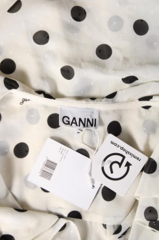 Damenbluse Ganni, Größe L, Farbe Weiß, Preis € 70,99