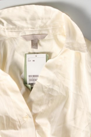 Γυναικείο πουκάμισο H&M, Μέγεθος XS, Χρώμα Εκρού, Τιμή 8,99 €