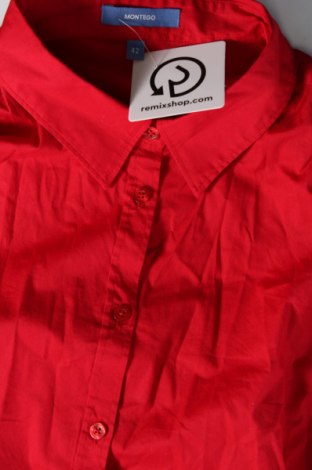 Damenbluse Montego, Größe L, Farbe Rot, Preis € 18,07