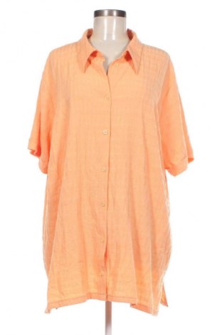 Damenbluse Ulla Popken, Größe 4XL, Farbe Orange, Preis 8,99 €