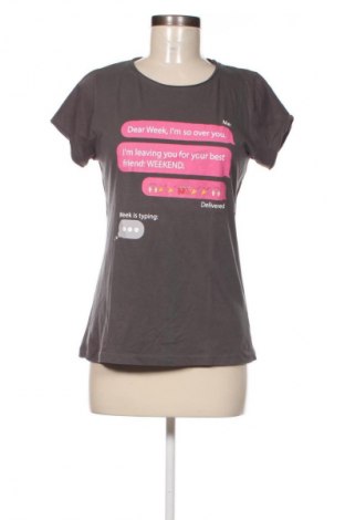 Damen T-Shirt, Größe M, Farbe Grau, Preis € 4,99