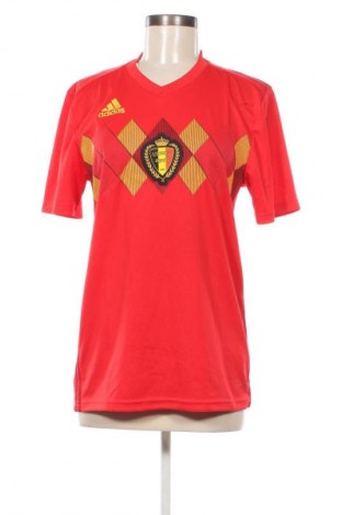 Γυναικείο t-shirt Adidas, Μέγεθος S, Χρώμα Κόκκινο, Τιμή 16,99 €