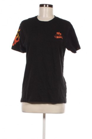 Γυναικείο t-shirt Alpha Industries, Μέγεθος M, Χρώμα Μαύρο, Τιμή 15,49 €