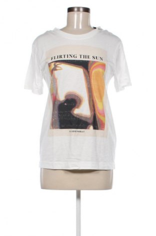 Γυναικείο t-shirt Claudie Pierlot, Μέγεθος S, Χρώμα Λευκό, Τιμή 28,49 €