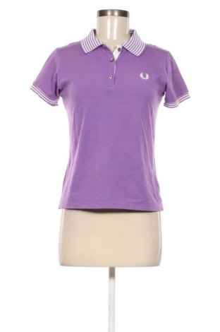 Damski T-shirt Fred Perry, Rozmiar L, Kolor Fioletowy, Cena 63,99 zł