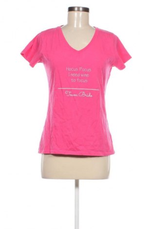 Damen T-Shirt Fruit Of The Loom, Größe M, Farbe Rosa, Preis 8,99 €