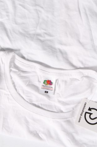 Γυναικείο t-shirt Fruit Of The Loom, Μέγεθος M, Χρώμα Λευκό, Τιμή 7,99 €