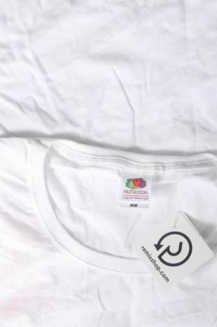 Γυναικείο t-shirt Fruit Of The Loom, Μέγεθος M, Χρώμα Λευκό, Τιμή 10,99 €