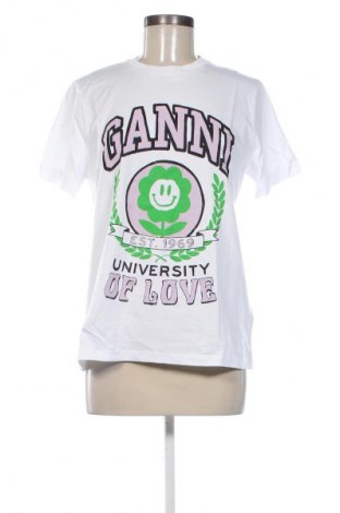 Damen T-Shirt Ganni, Größe S, Farbe Mehrfarbig, Preis € 17,99