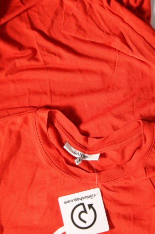 Damen T-Shirt Ganni, Größe M, Farbe Rot, Preis € 10,99