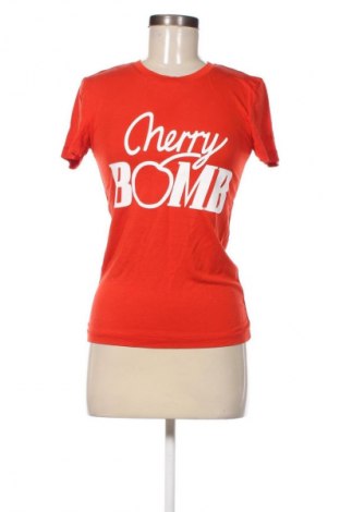 Damen T-Shirt Ganni, Größe M, Farbe Rot, Preis € 10,99