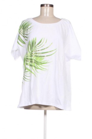 Γυναικείο t-shirt Giulia Valli, Μέγεθος XL, Χρώμα Λευκό, Τιμή 16,99 €