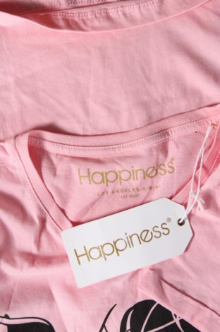 Tricou de femei Happiness, Mărime S, Culoare Roz, Preț 92,99 Lei