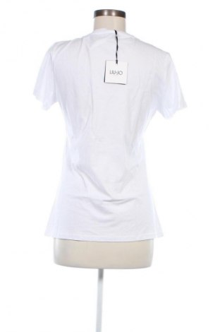 Γυναικείο t-shirt Liu Jo, Μέγεθος M, Χρώμα Λευκό, Τιμή 57,99 €