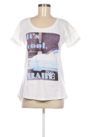 Γυναικείο t-shirt Rich & Royal, Μέγεθος S, Χρώμα Λευκό, Τιμή 20,99 €