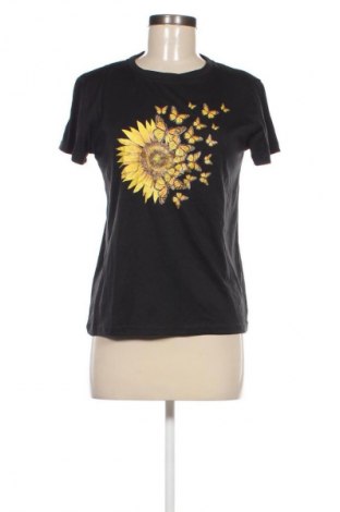 Γυναικείο t-shirt SHEIN, Μέγεθος M, Χρώμα Μαύρο, Τιμή 7,49 €