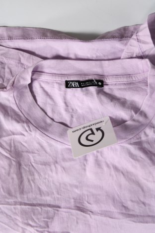 Γυναικείο t-shirt Zara, Μέγεθος S, Χρώμα Βιολετί, Τιμή 6,99 €