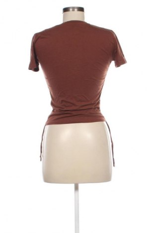 Damen T-Shirt Zara, Größe S, Farbe Braun, Preis 4,99 €