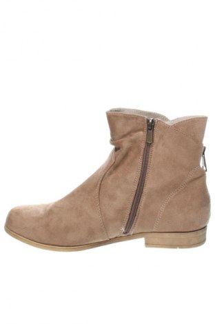 Damen Stiefeletten Gina Benotti, Größe 40, Farbe Beige, Preis € 27,00