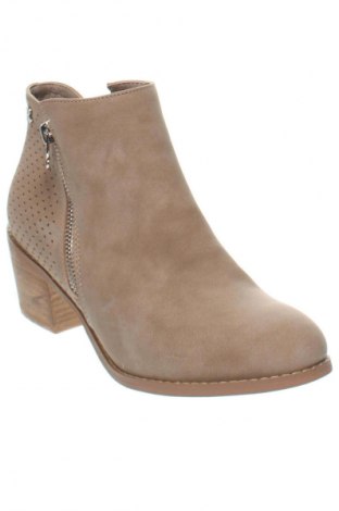 Damen Stiefeletten Refresh, Größe 38, Farbe Beige, Preis 23,99 €