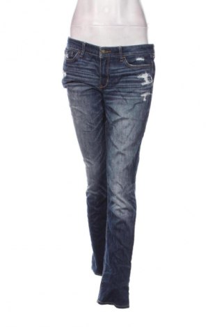 Damskie jeansy Abercrombie & Fitch, Rozmiar L, Kolor Niebieski, Cena 108,99 zł