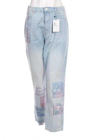 Damskie jeansy Desigual, Rozmiar XL, Kolor Niebieski, Cena 367,99 zł