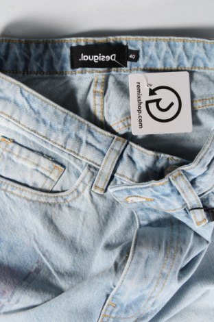 Damskie jeansy Desigual, Rozmiar M, Kolor Niebieski, Cena 321,99 zł